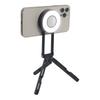 Double Side Magnetic Mobile Phone Holder Phone Tripod Stand for Phone 16 Mini Aluminium Bracket Quick Mount Pocket Stand