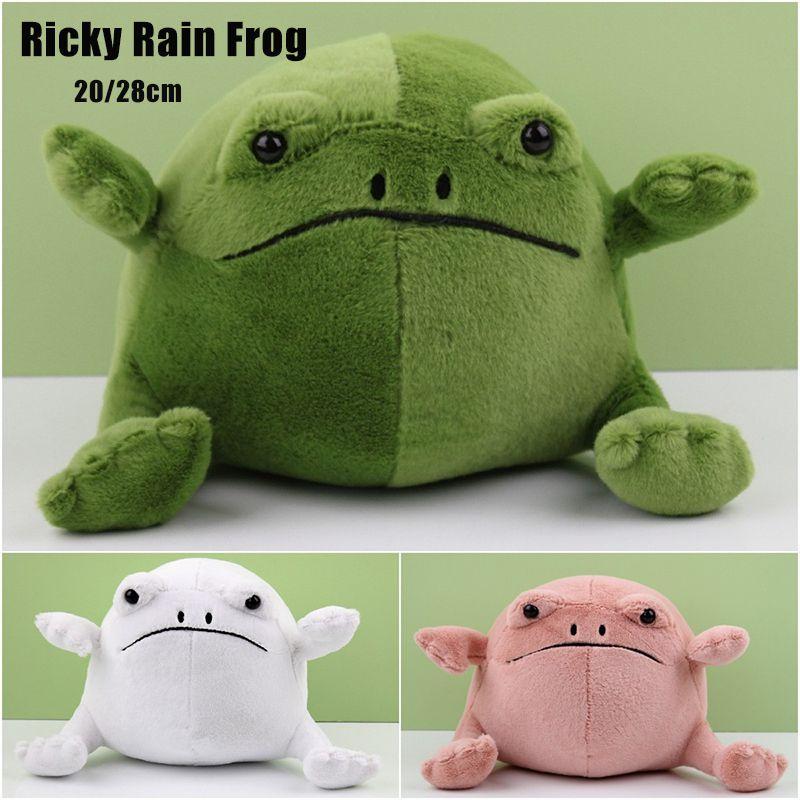 Adorable 7.8/11in Ricky Rain Frog Cartoon Plush Toy Soft Stuffed Animal Doll Kids Hug Gifts Xmas