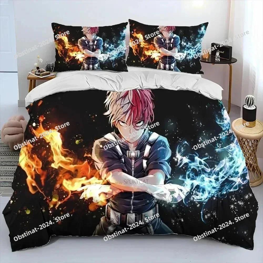 3D Anime My Hero Academia Izuku Deku Bedding Set Printed single Comforter Quilt Duvet Cover Pillow Case 3 Pieces Kids Adult Size