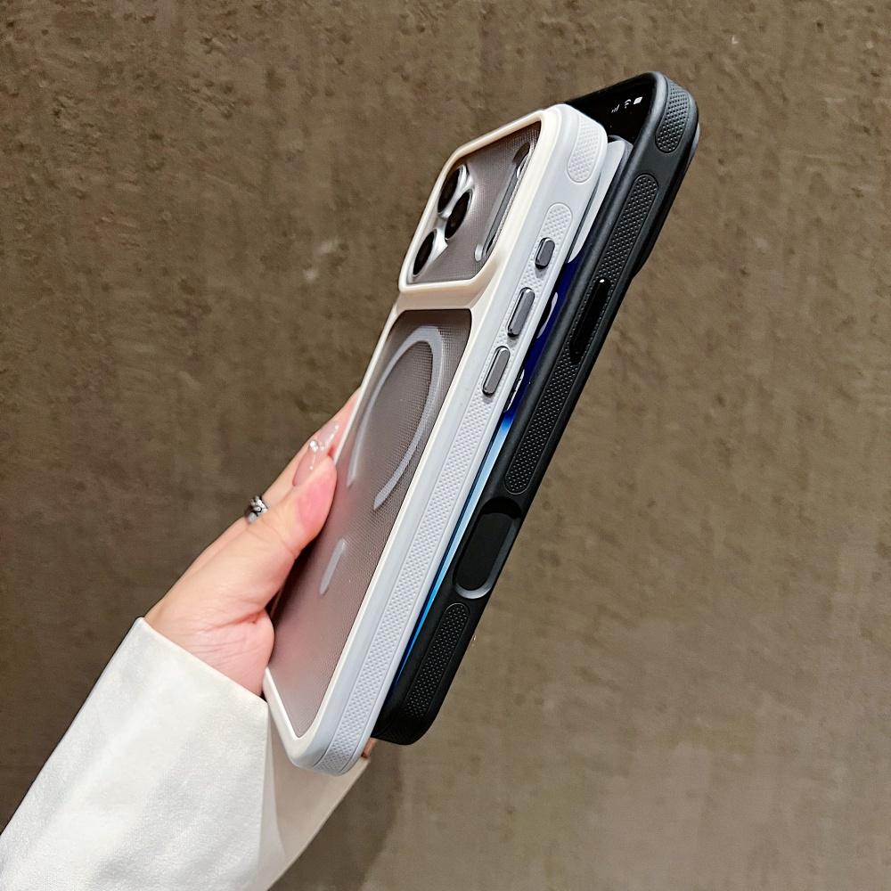For Magsafe Original Frosted PC Magnetic Phone Case For iPhone 17 17E 16 E 15 14 Plus 13 12 Pro Max Non Slip Full Bumper Cover