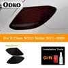 Für Mercedes Benz E-Klasse W213 C238 S213 A238 E63 AMG Auto Scheinwerfer Tönung Schwarz Schutzfolie Rücklicht Transparent TPU Aufkleber