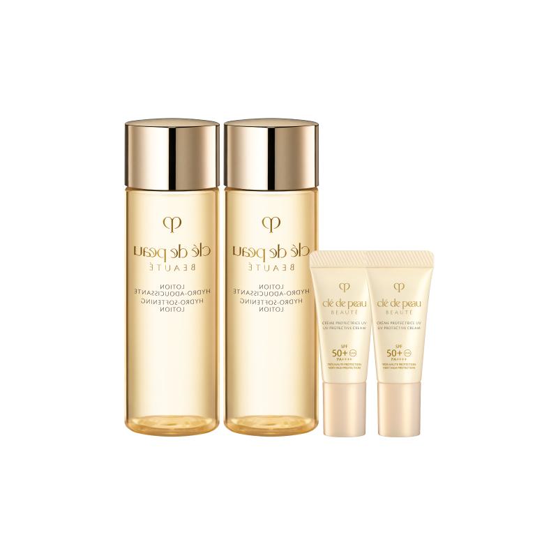 CPB Skin Key Age-Resistant Skin Care Set Soothing Moisturizing Repair [Hot sale] Age-defying sunscreen*2 Essence water (moist)*2