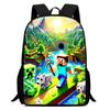 Minecraft Printed Backpack Children'S Elementary School Bag