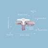 10PCS Plastic Three Way Valve Flow Control Luer Stopcock Valve for Medical Equipment