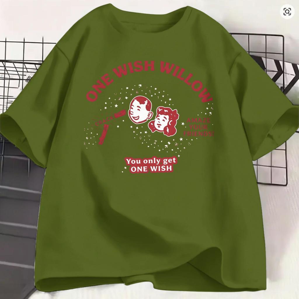 Obsession Movie 2026 TShirts for Unisex One Wish Willow Funny Pure Cotton Tee Shirt Crew Neck Short Sleeve 4XL 5XL 6XL Clothes