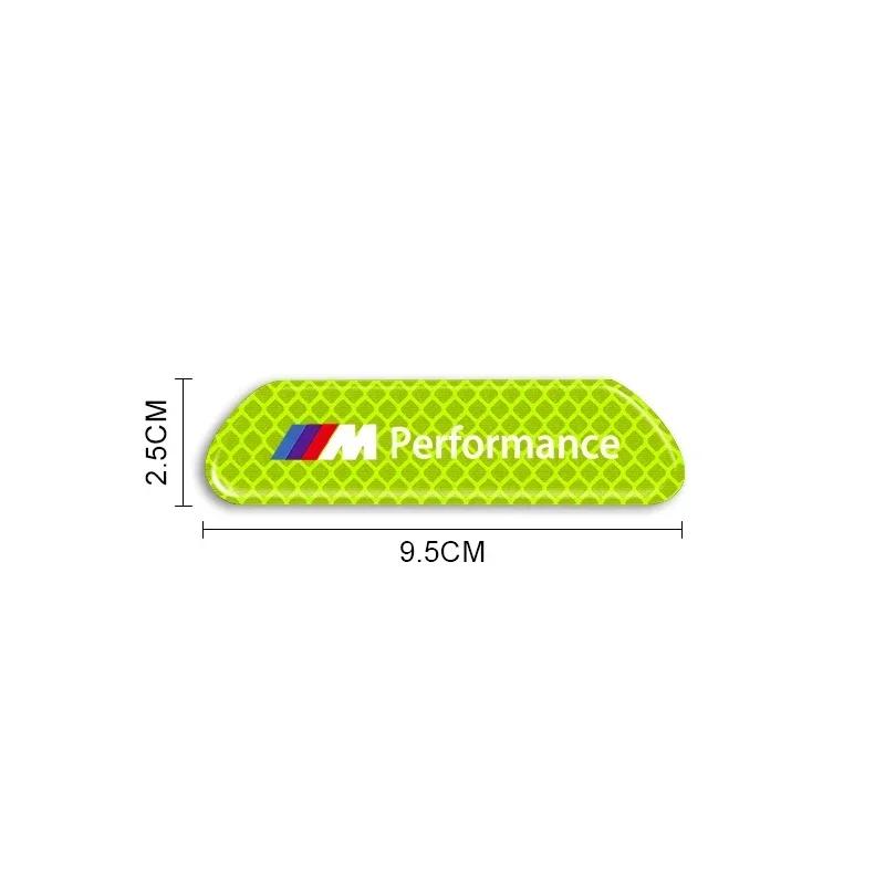 2025 E46 For BMW Car 4PCS/set Car Reflective Strips Warning Stickers Car Styling for BMW M Performance M2 M3 M5 320 325 E28 E30