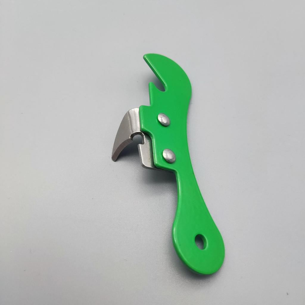 Colorful Multifunctional Stainless Steel Mini Opener: Compact Can & Bottle Opener.
