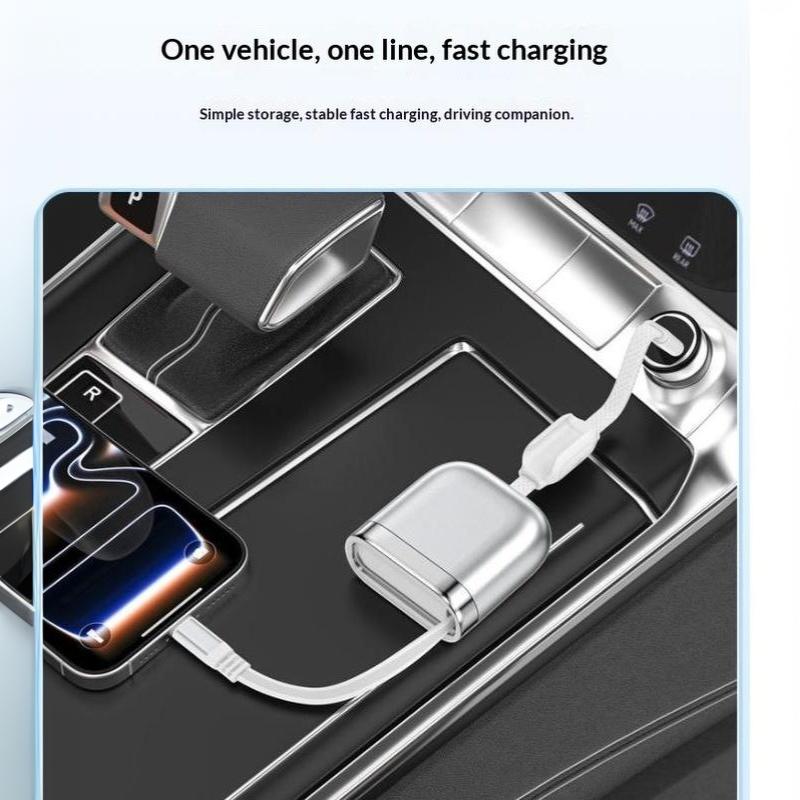 240W Usb C To Usb C Super Charging Retractable Cable Portable Type C Fast Charge Data Cable For Most Mobile Phones