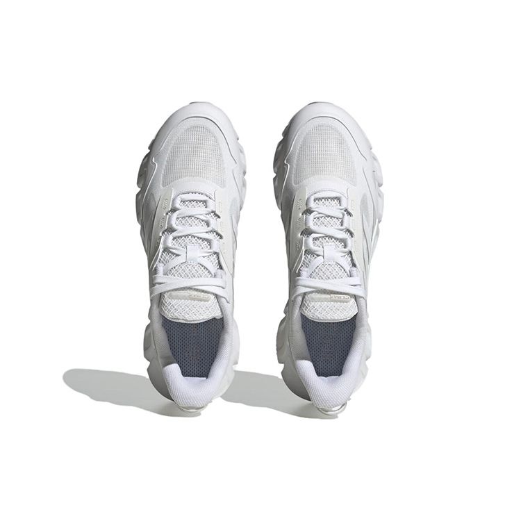 Adidas Climacool Solid Color Comfortable PU Fabric Synthetic Leather Low Top Casual Urban Commuting Running Shoes Unisex Sneakers White Gray IF0639