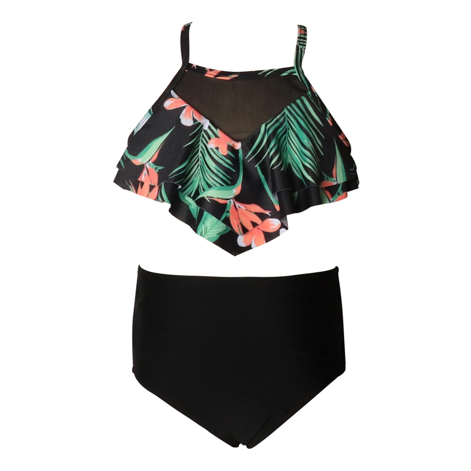 

Летний слитный купальник для девочек - Купальники 116 чёрный