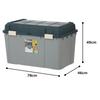 Iris Ohyama Wide Stocker WY-780 Green/Gray