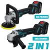 588VF 6 hastighet 2 i 1 trådløs vinkelsliper bilpolerer børsteløs elektrisk vinkelsliper slipemaskin for Makita 18v batteri