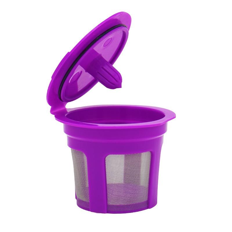 Reusable Refillable Coffee Capsule Filter Cup Kit Compatible with K Cup Mini Plus, Reusable K CUP Coffee Filter Coffeeware