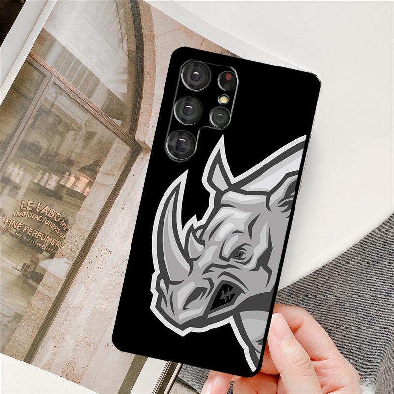 

Mudhorn Rhino Skull Phone Case For Samsung Galaxy S25 Ultra S9 S10 S20 S22 S21 Plus S23 FE S24 Ultra Full Cover Galaxy S21