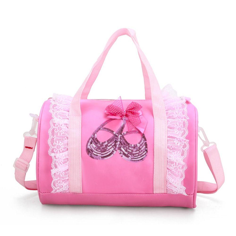 One Shoulder Child Ballet Lace Bags Waterproof Ballet Backpack Girl Kids Dance Bag  Dance