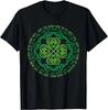 Irish Blessing Celtic Knot _ 4-Leaf Clover Luck T- Shirt