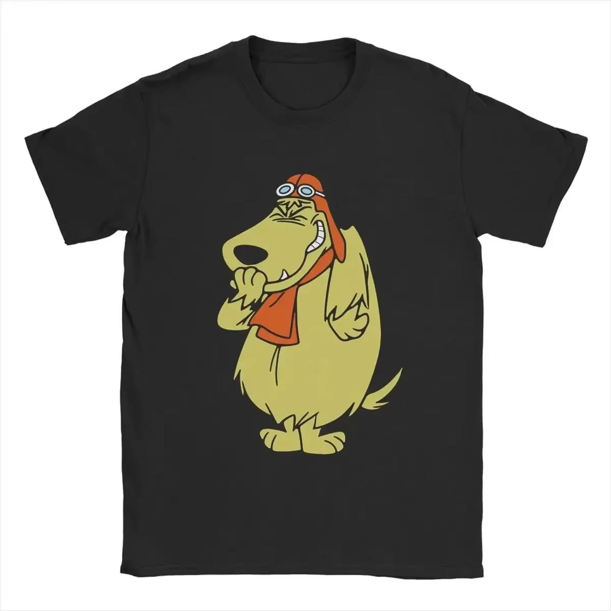 Muttley Wacky Races Men TShirt Cartoon Funny Cotton Tees O Neck Short Sleeve T Shirts Casual Men Women Clothing S