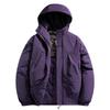 Charge Cotton Clothes Hooded Advanced Thickened Winter Solid Color Three-dimensional Multi-bag Graphene Heated Cotton Clothes Men