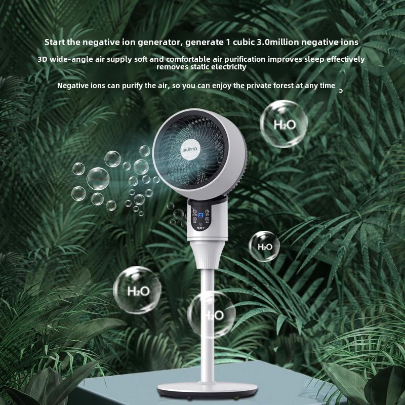 Camel Smart Remote-Controlled Desk Fan with Air Circulation, Timer, and Turbine Convection