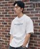Beokeuldaun Simple Oversized Electronic Bd Printed Half-Neck T-Shirt (White)
