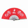 Stainless Steel Tai   Martial Arts Kung Fu Dance Practice Training Performance Fan Black