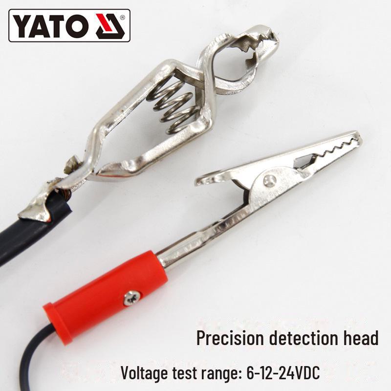 YATO Vehicle Test Pen: 6-12-24V Auto Circuit Checker for Electrician Maintenance