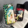 Urusei Yatsura Anime Silicone Phone Case For IPhone 11 12 13 14 15 16 17 Pro Max Black Cover