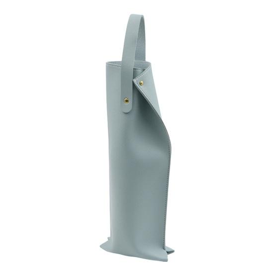 Wine Packaging Bag Fake Leather Wine Tote Carrier Stylish Wine Bottle Protective Bag with Handle for Party