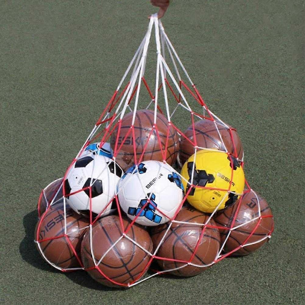Nylon Net Bag Ball Carrying Sports Volleyball Basketball Football Soccer