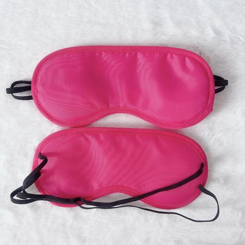 Seidige Schlafmaske Zero Druck Lichtblockierend Elastisches Band Mehrfarbig für Reisen Camping Outdoor Ruhe