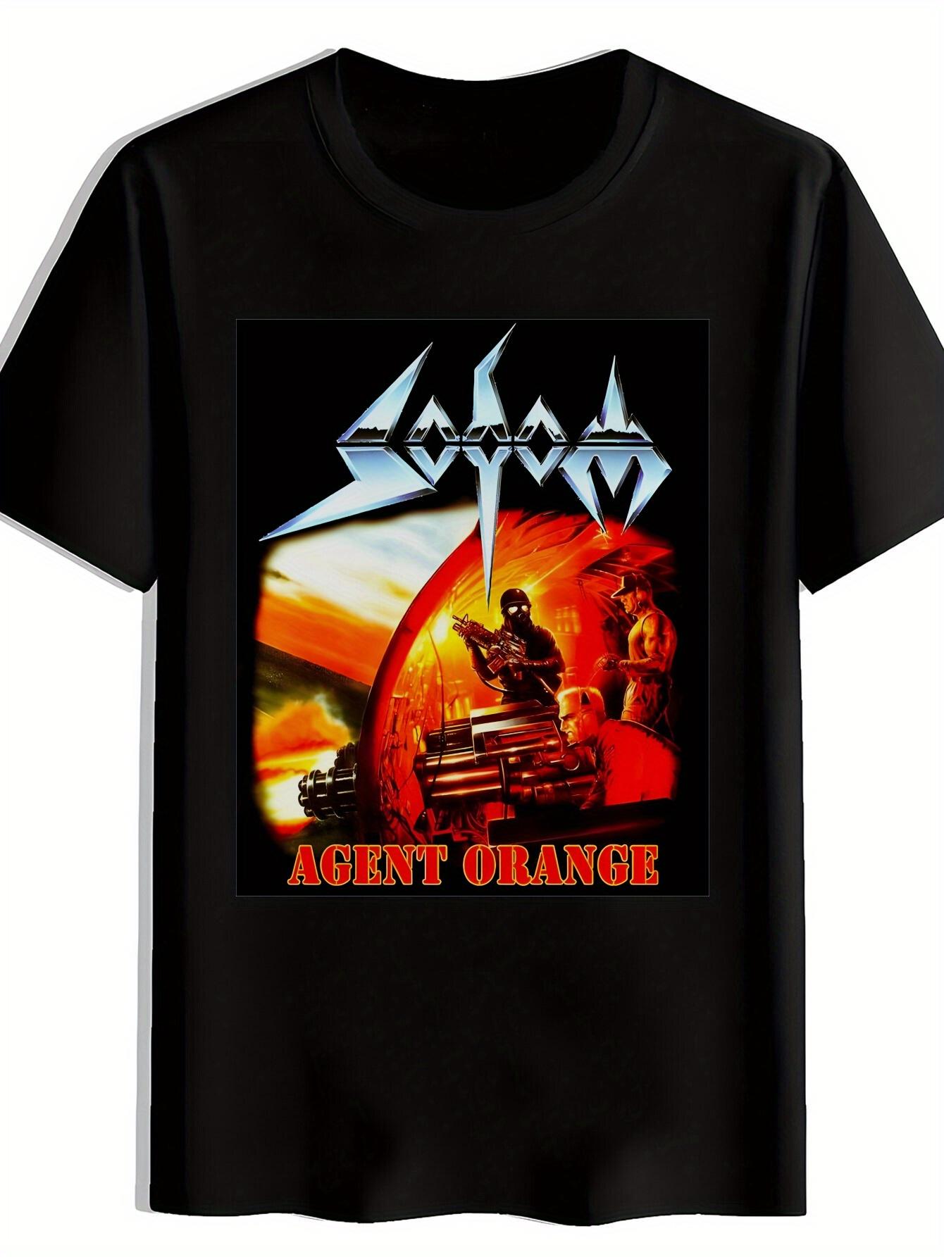 Retro Rock Band Graphic T-shirt - Short Sleeve S