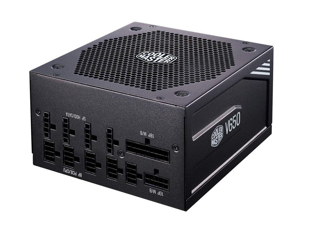 Cooler Master V650 GOLD V2 650W PC Power Supply Unit, 80 PLUS GOLD, 10-Year Warranty, MPY-650V-AFBAG-JP PS986
