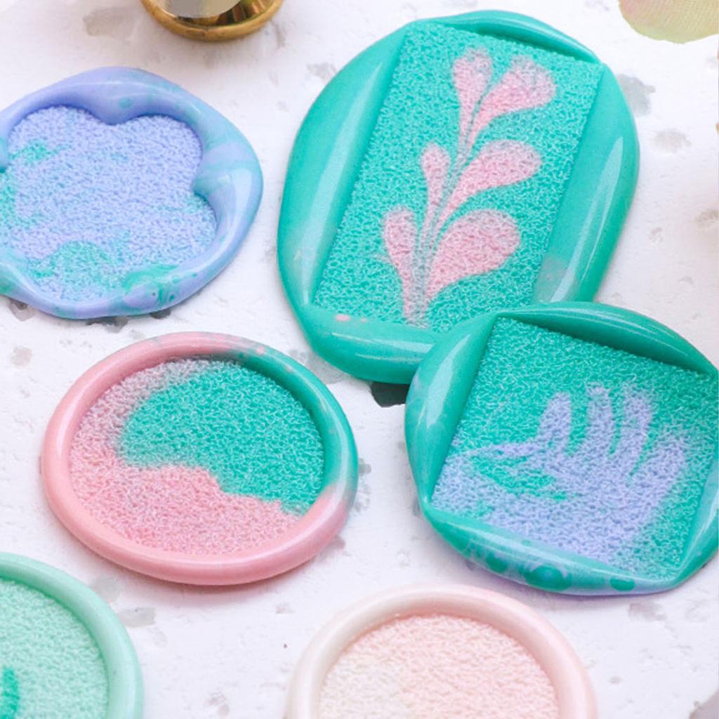 5pcs Frosted Copper Stamp Copper Blank Stamp for Wedding Party Invitations Cards