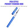 Lansete de buzunar ultra scurte Lansete de pescuit somon de oțel Lansete de pescuit mici micro mini 1M 1.4M 1.6 Tambur de mulinetă Pescuit la copcă