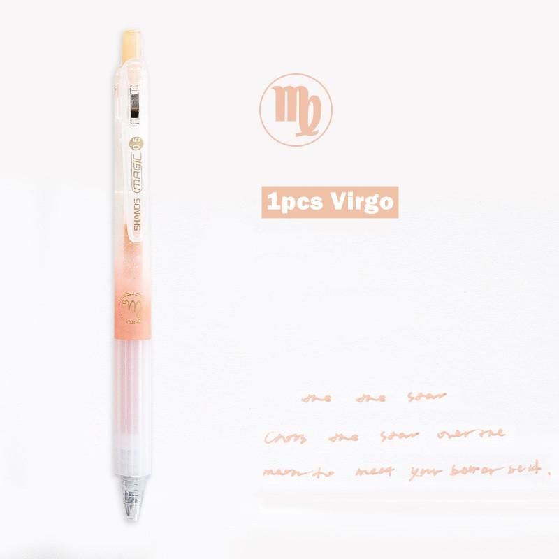 1 шт. Набор гелевых ручек со знаками зодиака Magic Clip 12 Constellation Juice Color Ink 0 — фото 14