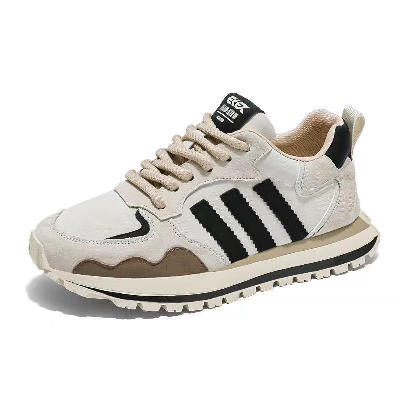 Forrest Gump Men's Shoes Spring Work Leather Waterproof Board Shoes Men's Sports and Leisure Niche Versatile Student Dad Trendy Shoes