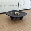 Ceramic Jewelry Storage Tray Creative Aromatherapy Candle Stand Desktop Storage Plate  Kitchen