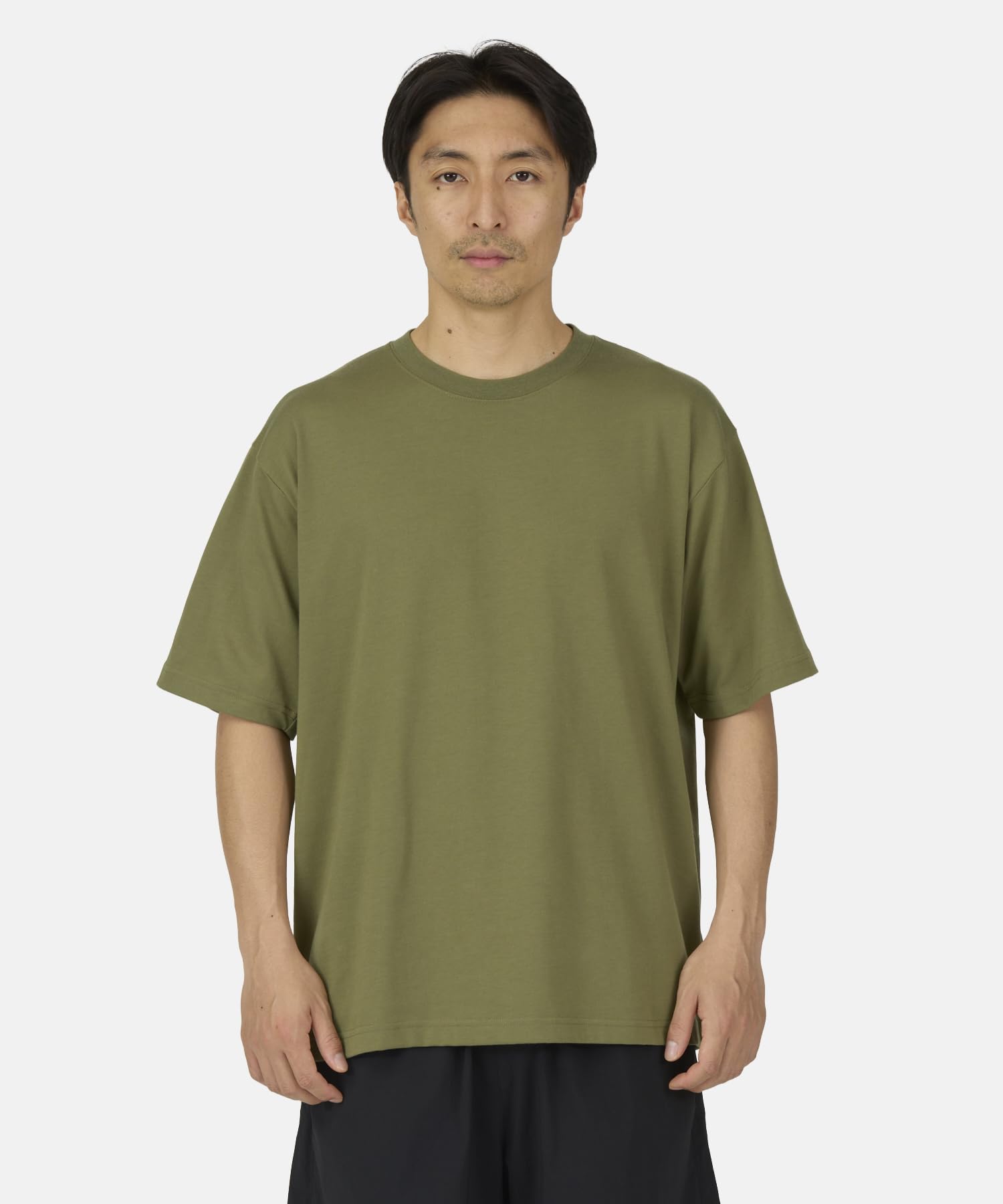 Snow Peak New Standard Back Printed Logo Short Size M T-Shirt NSD-TS-25AU004 Sleeve Men sWomen s Olive оливковый 5990₽