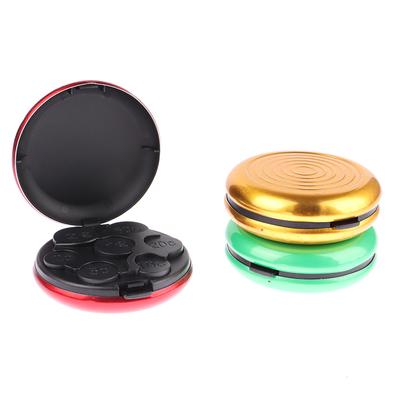 Round Usd/Euro Coin Dispenser Storage Coins Purse Wallet Holders Storage Box