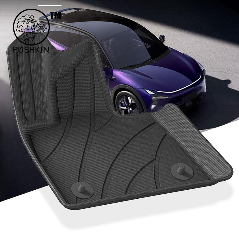LHD Car Floor Mat For Jidu Robo-01 Ji Yue 01 2024 2025 2026 Protective TPE Rug Foot Pads Dust-proof trunk Mats Cars Accessories
