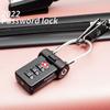 TSA007 Customs Lock Overseas Customs Clearance Trolley Luggage Suitcase Backpack Password Lock Padlock with Steel Cable