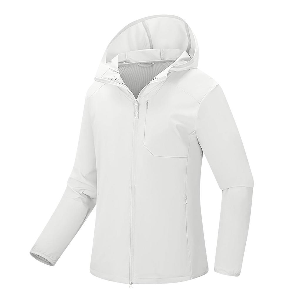 Women's Loose Casual Fashionable Outdoor Solid Color Windproof Waterproof Jacket Jacket