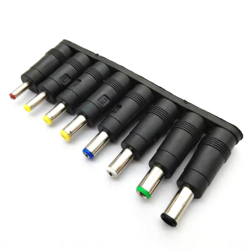 5,5x2,1mm für Notebook Laptop DC Stromladegerät Netzteil Adapter Spitzen Stecker Buchse zu 8 Stecker für Laptop Notebook