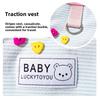 Spring Summer Cat Cotton Yarn Striped Cute Love Button Vest Dog Teddy Bigbear Pet Cat Clothes