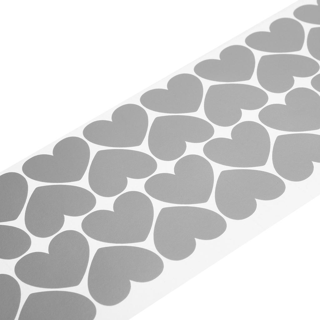 Wall Sticker Decal DIY Wallpaper Sticker for Home Living Room Dormitory Decoration Silver 3.5x3cm