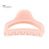Non-slip Hair Clip Back Head Claw, Hollow Design Shark with Anti-slip Thick Claw Teeth, Lightweight Acrylic Shower for Long Macaron Color