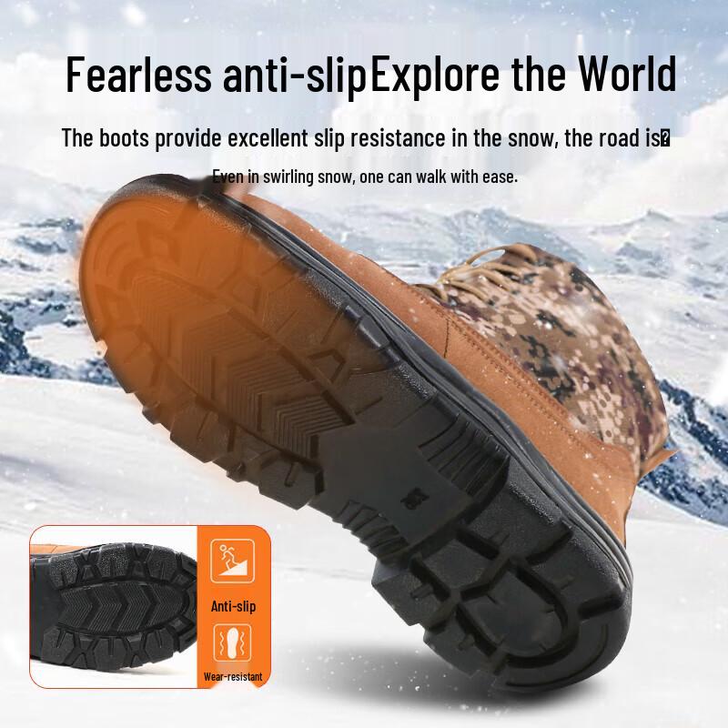 Lvdun Tactical Desert Wool-Lined Boots