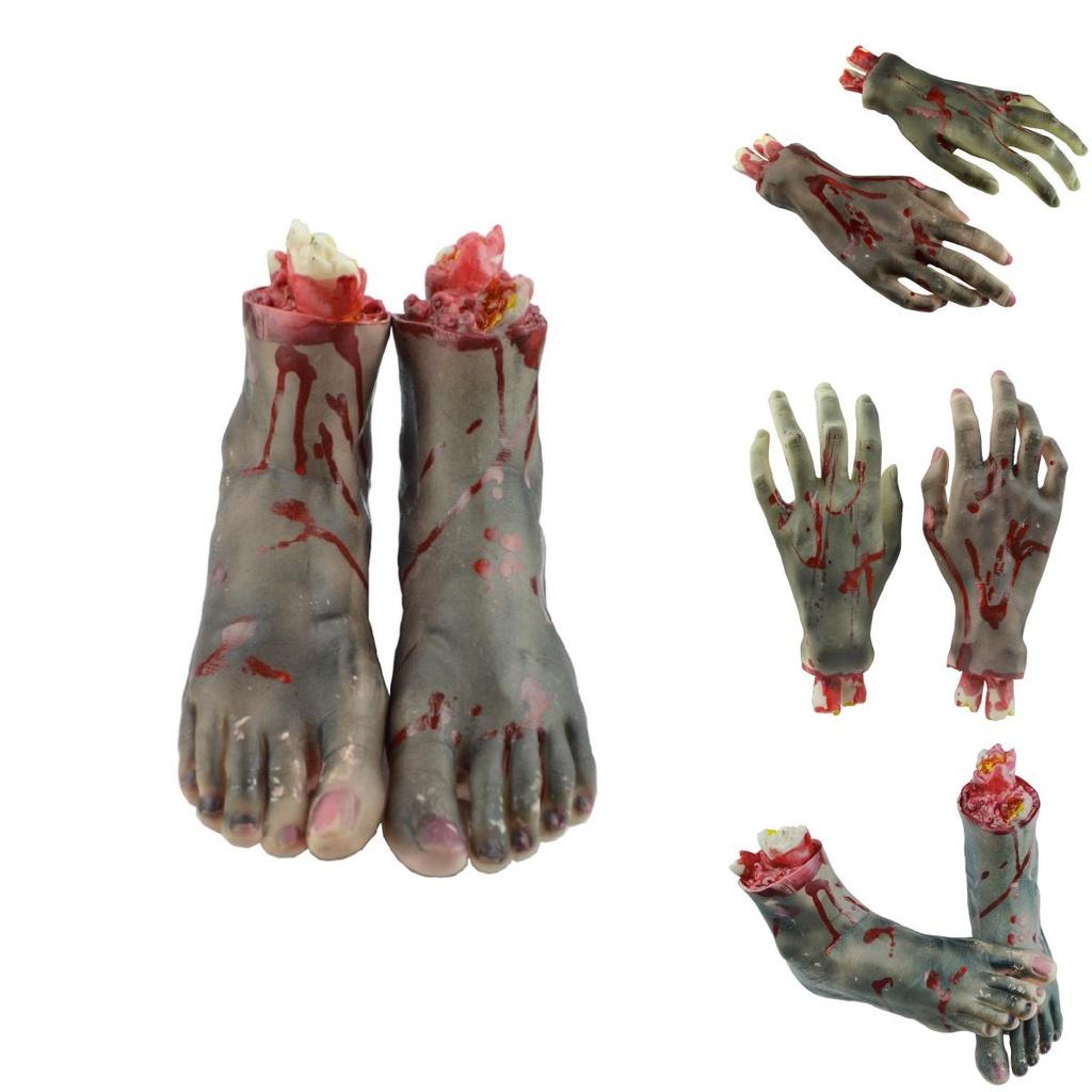 Halloween Requisite Gefälschte Hand Requisiten Filmdreh Requisiten Einzelne Gefälschte Hand Super Süß Exklusiv für den Außenhandel Körper Requisiten