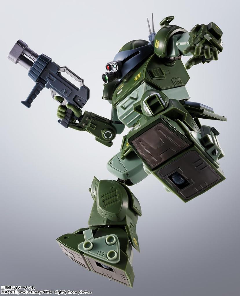 TAMASHII NATIONS R Armored Trooper Votoms Scope Approximately and PVC Action Figure HI-METAL Dog, 165mm, ABS, Die-cast, Pre-painted