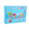 Wooden Ice Cream Shop Pretend Play & Cash Register Toy for Kids